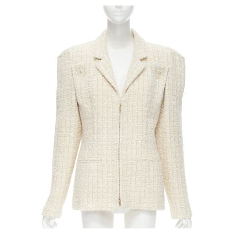chanel 17a paris-cosmopolite new tags fantasy tweed jacket fr46 6k
